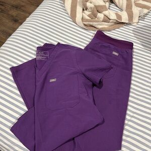 Figs Scrub Set Purple